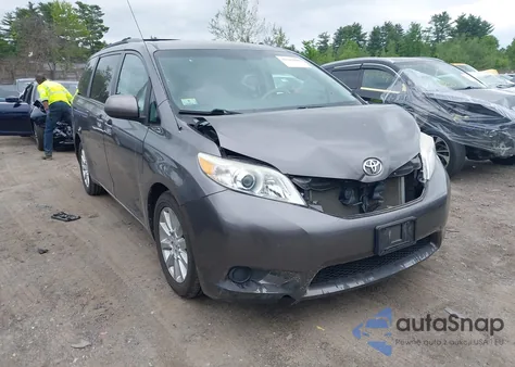 2012 Toyota Sienna Le 7 Passenger из США, поврежденный, VIN 5TDJK3DC2CS048945